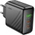 Мережевий Зарядний Пристрій Hoco CS26A PD45W+ QC3.0 (1USB/2Type-C/3A) (чорний) мережевий зарядний пристрій hoco cs26a pd45w+ qc3.0 (1usb/2type-c/3a) (чорний)