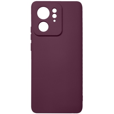 Купить силіконовий чохол soft silicone case для motorola edge 40 (бордовий) онлайн