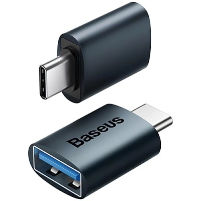 перехідник baseus ingenuity mini otg usb 3.1 to type-c (zjjq000003) (blue) 