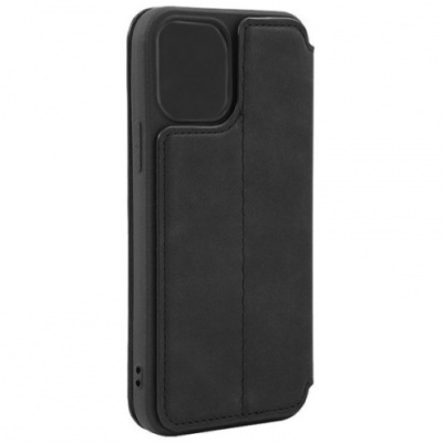 Купить чохол-книжка fitow leather для apple iphone 12 pro max - black онлайн