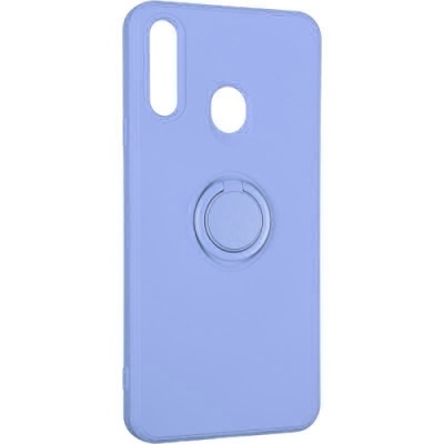 Купить силіконовий чохол soft silicone casevsmagnet ring для samsung a207 galaxy a20s - light purple онлайн