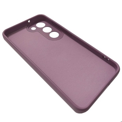 Купить силіконовий чохол soft silicone casevsmagnet ring для samsung s911 galaxy s23 - cherry purple онлайн