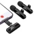мікрофон петличний бездротовий hoco l20a dual-mic ip/type-c (чорний) 