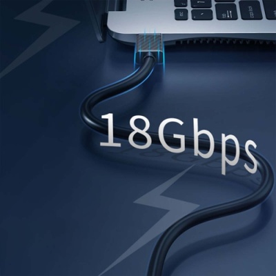 кабель hdmi earldom et-w24 hdmi-hdmi 4k/5m (чорний) 