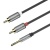 кабель aux hoco upa10 lotus 3.5mm to 2*rca 1.5m (сірий) 