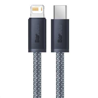 кабель baseus dynamic series type-c - lightning pd20w/1m (cald000016) (slate gray) 