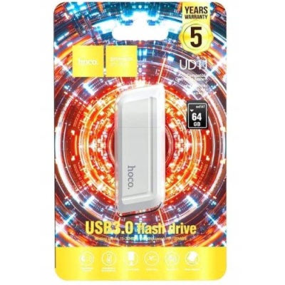 usb флеш-накопичувач hoco ud11 usb3.0 64gb (білий) 