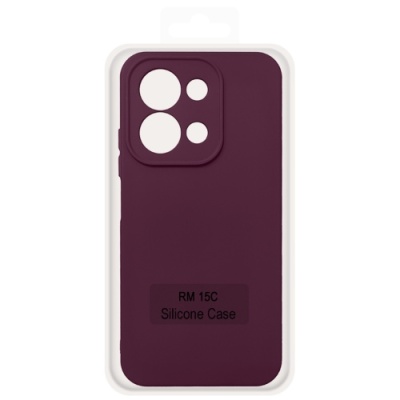 Купить чохол soft silicone case full для xiaomi redmi 15c (173.2/81.1/8.2mm) (bordo) онлайн