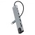 usb hub адаптер xo-hub003 2 usb/type c/pd/hdmi 4k/sd/tf/rj45 8 in 1 (чорний) 