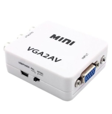 конвертер vga to av (білий) 