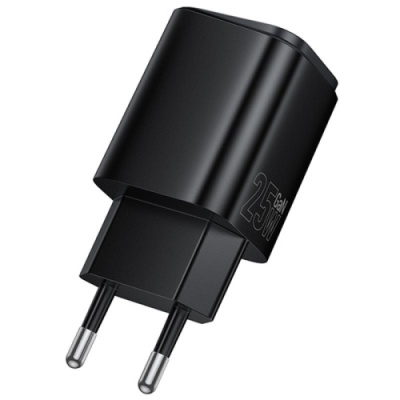 мережевий зарядний пристрій borofone bas84a pd25w (1type-c) (чорний) 