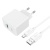 Мережевий Зарядний Пристрій Hoco CS12A 1USB/18W/QC3.0 + (USB - MicroUSB) (Білий) мережевий зарядний пристрій hoco cs12a 1usb/18w/qc3.0 + (usb - microusb) (білий)