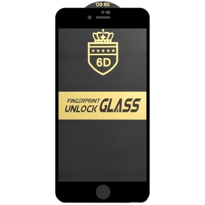 захисне скло 6d anti-static для apple iphone 7 plus/8 plus (чорний) 