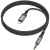 кабель aux borofone bl24 3.5mm(male) - lightning(male) 1m (сірий) 