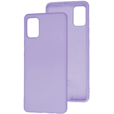 Купить силіконовий чохол soft silicone case для samsung a515 galaxy a51 - light violet онлайн