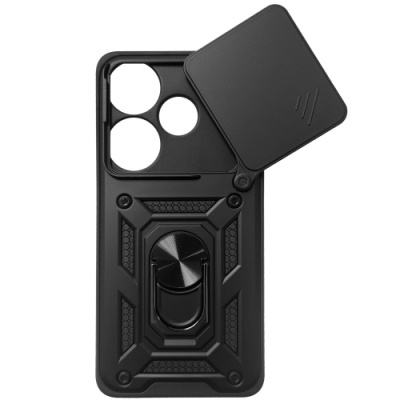 Купить чохол-накладка armor magnet camshield для xiaomi poco f6 5g/turbo 3 - black онлайн