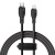кабель baseus pudding series fast charging cable type-c - lightning 20w/1.2m (p10355701111-00) (black) 