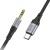 кабель aux hoco upa26 3.5mm(male) - type-c(male) 1m (чорний) 