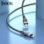 кабель hoco x109 silicone (pd) type-c - lightning 27w/1m (чорний) 