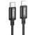 кабель hoco x89 wind (pd) type-c - lightning 27w 3a/2m (чорний) 