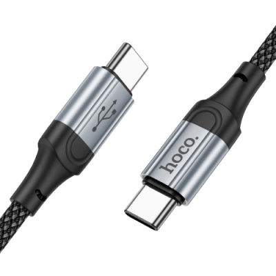 кабель hoco x102 type-c - type-c 60w/1m (чорний) 