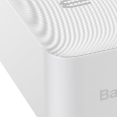 додаткова батарея power bank baseus bipow digital display 15w 30000mah white (ppdml-k02) 