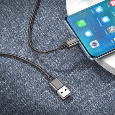 кабель borofone bx87 usb - type-c 3.0a/2m (чорний) 