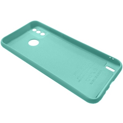 Купить чохол soft silicone case full для tecno spark 6 go (бірюзовий) онлайн