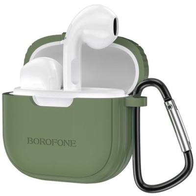 бездротові навушники (tws) borofone bw29 charm forest green 
