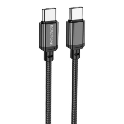 кабель borofone bx87 type-c - type-c (pd) 60w/3a/1m (чорний) 