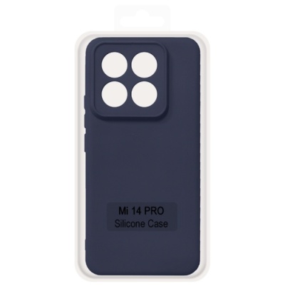 Купить чохол soft silicone case full для xiaomi 14 pro (dark blue) онлайн