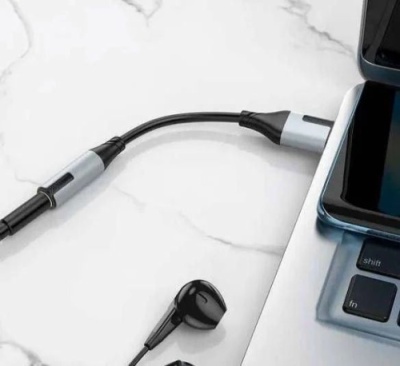 перехідник borofone bv19 type-c - 3.5 audio jack (чорний) 