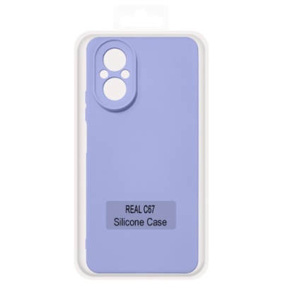 Купить чохол soft silicone case full для realme c67 (lilac) онлайн