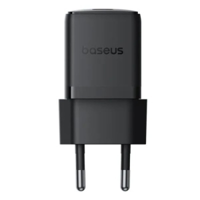 мережевий зарядний пристрій baseus palm fast charger (p10111602113-00) 1type-c/20w/pd (чорний) 
