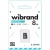 карта пам'яті wibrand microsdhc 8gb uhs-1 10 class (чорний) 