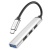 USB HUB Hoco HB26 4-in-1 adapter (Type-C to USB3.0+USB2.0*3) (Сріблястий) usb hub hoco hb26 4-in-1 adapter (type-c to usb3.0+usb2.0*3) (сріблястий)