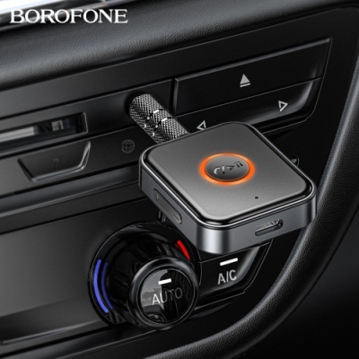 Bluetooth аудіо ресівер Borofone BC55 (Чорний)