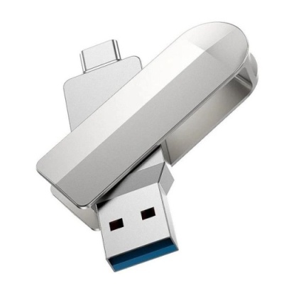 usb флеш-накопичувач hoco ud10 usb3.0 - type-c 16gb (сталевий) 