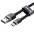 кабель baseus cafule usb - type-c 3.0a/1m (catklf-bg1) (black-grey) 