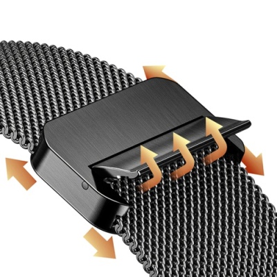 ремінець hoco wa26 для apple watch 1-11 (38/40/41mm) (black) 