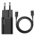 мережевий зарядний пристрій baseus super si (tzccsup-l01) 1type-c/25w/pd + (type-c - type-c) 1m (чорний) 