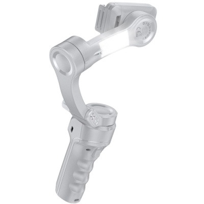 портативний стабілізатор hoco k24 support 3-axis smart gimble для смартфонів і екшн-камер (сірий) 