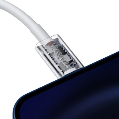 кабель baseus superior series (pd) type-c - lightning 20w/2m (catlys-c02) (white) 