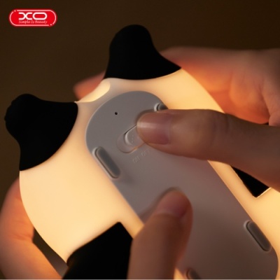 нічник xo oz10 panda light 1200 mah black-white 