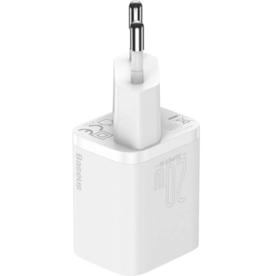 мережевий зарядний пристрій baseus super si (ccsup-b02) 1type-c/20w/pd (білий) 