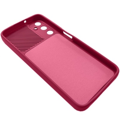 Купить силіконовий чохол soft tpu armor camshield для samsung a057 galaxy a05s - wine red онлайн
