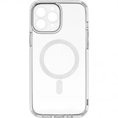Купить силіконовий чохол magsafe full camera для apple iphone 15 pro max (прозорий) онлайн