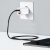мережевий зарядний пристрій baseus super si pro quick charger type-c/usb/30w eu (ccsupp-e02) (білий) 