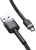 кабель baseus cafule usb - microusb 2.4a/0.5m (camklf-ag1) (black-grey) 