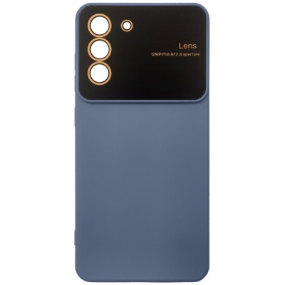 Купить силіконовий чохол camera protection для samsung s21 fe (сіро-синій) онлайн
